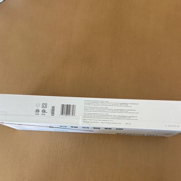 BaBylissPRO Nano Titanium Blue and Silver Curling Wand - Picture 3 of 4